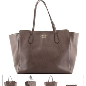 Gucci leather duffle